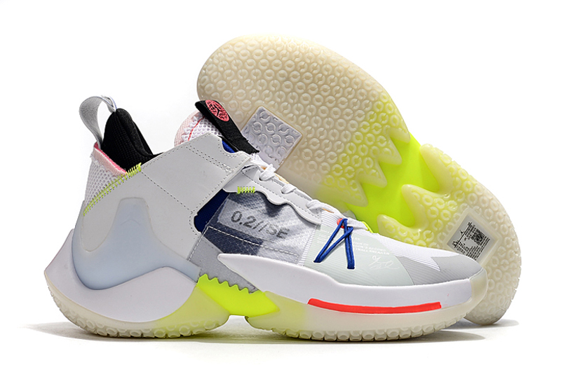 Jordan Why Not Zer0.2 Low White Yellow Black Shoes - Click Image to Close